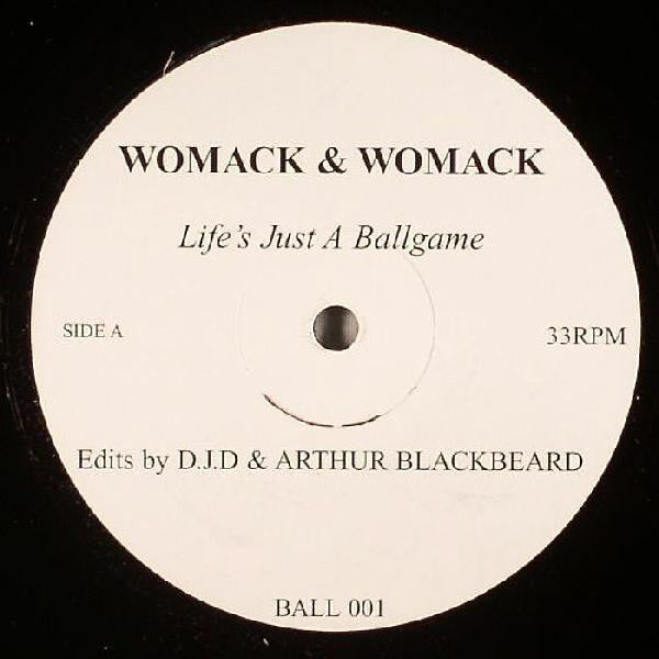 Image of Front Cover of 12" - /VG - WOMACK & WOMACK / PLEASURE, Life's Just A Ballgame / Joyous (Not On Label; BALL 001, UK 2006), Light marks only, plays well, Edits By Arthur Blackbeard, DJD - 1226457E