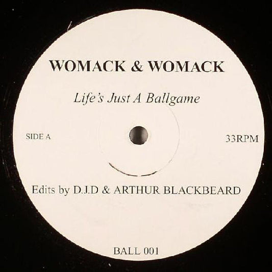 Image of Front Cover of 12" - /VG - WOMACK & WOMACK / PLEASURE, Life's Just A Ballgame / Joyous (Not On Label; BALL 001, UK 2006), Light marks only, plays well, Edits By Arthur Blackbeard, DJD - 1226457E