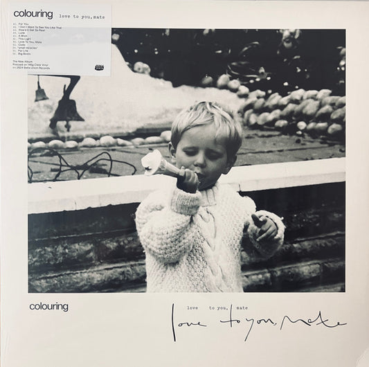 Image of Front Cover of LP - VG+/EX - COLOURING, Love To You, Mate (Bella Union Records; Bella1523V, UK & Ireland 2024, Inner, Clear Vinyl), Seam split on inner, still in opened stickered shrinkwrap,  - 1346022S
