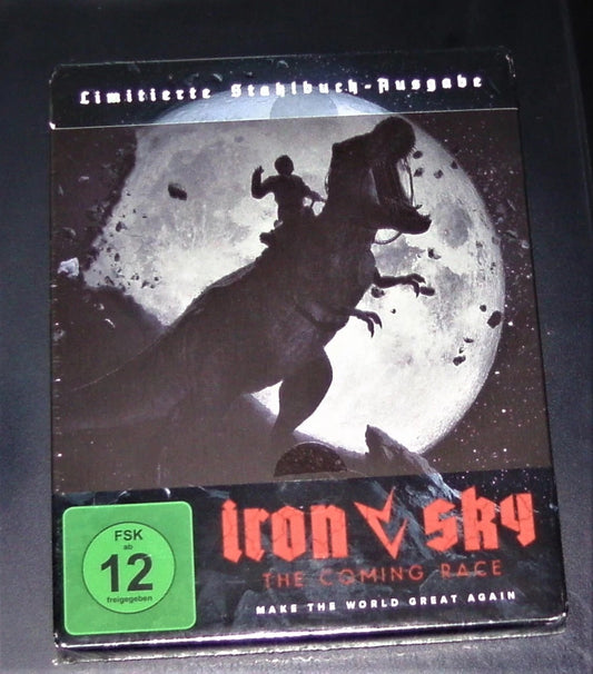 Image of Front Cover of Blu-Ray - VG+/VG+ - TIMO VUORENSOLA, Iron Sky The Coming Race (WVG Medien GmbH; , UKGermany , Steelbook), ,  - 1336029E