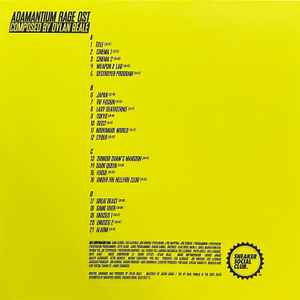 Image of Back Cover of 2xLP - VG+/VG+ - DYLAN BEALE, Adamantium Rage OST (Sneaker Social Club; SNKRS 001, UK 2023), ,  - 1316054C