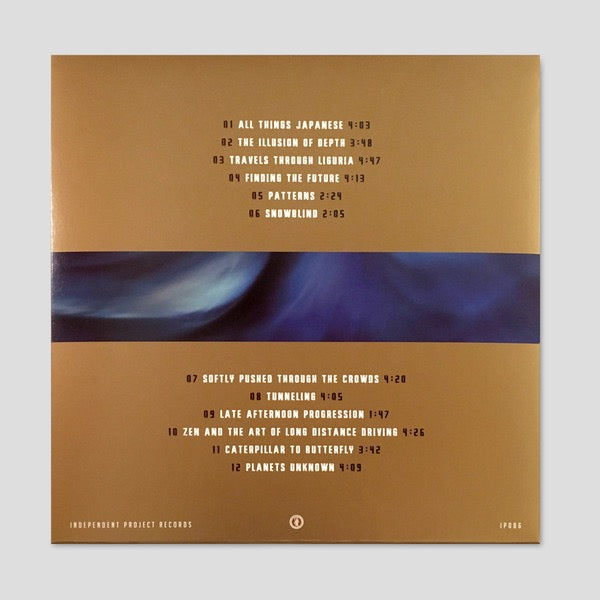 Image of Back Cover of LP - EX/EX - GREG LISHER, Underwater Detection Method (Independent Project Records; IP086, US 2024, Inside Loading Gatefold Sleeve, Insert, With OBI. Camper Van Beethoven), Promo sticker on rear sleeve.,  - 1316101C