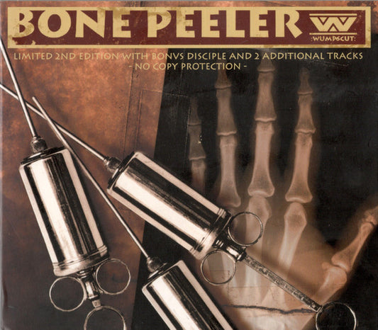 Image of Front Cover of 2xCD - VG+/EX - :WUMPSCUT:, Bone Peeler (Beton Kopf Media; BKM ETAH 27 NO, Germany 2004, Double Digipak, Booklet), ,  - 1336044E