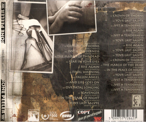 Image of Back Cover of 2xCD - VG+/EX - :WUMPSCUT:, Bone Peeler (Beton Kopf Media; BKM ETAH 27 NO, Germany 2004, Double Digipak, Booklet), ,  - 1336044E