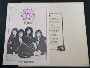 Image of Back Cover of LP - VG+/VG - QUEEN, A Night At The Opera (EMI B.Feldman Credit; EMCJ(D) 5059, South Africa 1975, Laminated Gatefold Sleeve, Inner, With Original Promo Insert), Light marks, plays with light backround noise in places. Small corner crease to insert.,  - 1316165C