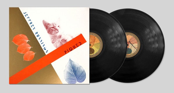 Image of Back Cover of LP - VG+/VG+ - JEFFREY RUNNINGS, Piqued (Independent Project Records; IP092, US 2025, Inside Loading Gatefold Sleeve, Booklet, Art Cards, With 12" & OBI. For Against), ,  - 1646003S