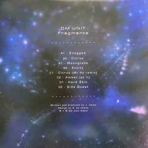 Image of Back Cover of 2xLP - VG+/VG+ - OM UNIT, Fragments (Not On Label (Om Unit Self-Released); FRAGMENTS 01, UK 2024), ,  - 1316153C