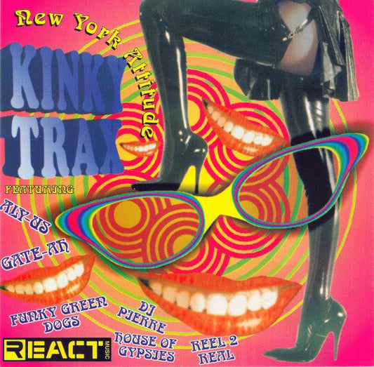 Image of Front Cover of 2xLP - VG/VG+ - VARIOUS, Kinky Trax (New York Attitude) (React; REACT LP 13, UK 1992), ,  - 1346068S
