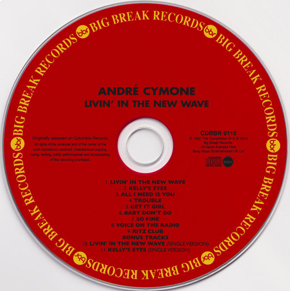 Image of Label Cover of CD - M/M - ANDR  CYMONE, Livin' In The New Wave (Big Break Records; CDBBR 0115, UK 2012 Reissue, Super Jewel case), SEALED,  - 2036077E