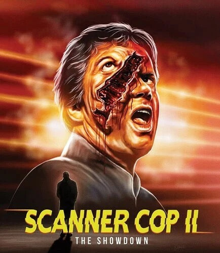 Image of Front Cover of 2xBlu-Ray - VG+/VG+ - STEVE BARNETT, Scanner Cop 2 (Vinegar Syndrome; VS-360B, US , All Regions, 4K UHD + Blu ray ), ,  - 1336056E