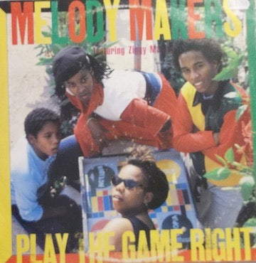 Image of Front Cover of LP - VG+/VG+ - THE MELODY MAKERS FEAT. ZIGGY MARLEY, Play The Game Right (Tuff Gong; ABL 110070, Jamaica 1985, Inner), ,  - 1316195C