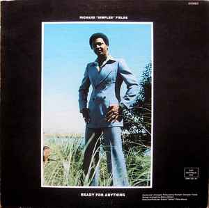Image of Front Cover of LP - VG+/VG - RICHARD "DIMPLES" FIELDS, Ready For Anything (Dat Richfield Kat; DRK 3-21-41, US 1977), Marks on vinyl but doesn't affect play Light ringwear. Light evidence of previous price sticker.,  - 1326117E