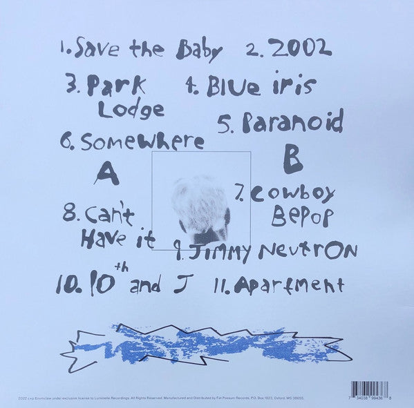 Image of Back Cover of LP - EX/EX - ENUMCLAW, Save the Baby (Luminelle Recordings; LUM033LP3, US 2022, Gatefold, Newspaper Insert, "Butterbean" Vinyl), ,  - 1326169E