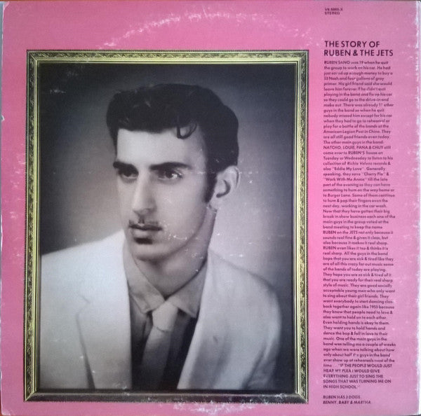 Image of Back Cover of LP - G/VG - FRANK ZAPPA AND THE MOTHERS OF INVENTION, Cruising With Ruben and the Jets (Verve Blue and Silver; V6/5055X, US 1968, Gatefold, Waddell Pressing), Heavy Ringwear, Split Seam,  - 1326168E
