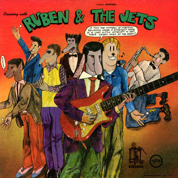 Image of Front Cover of LP - G/VG - FRANK ZAPPA AND THE MOTHERS OF INVENTION, Cruising With Ruben and the Jets (Verve Blue and Silver; V6/5055X, US 1968, Gatefold, Waddell Pressing), Heavy Ringwear, Split Seam,  - 1326168E