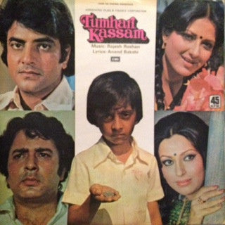 Image of Front Cover of Mini-LP - VG/VG - RAJESH ROSHAN, Tumhari Kassam (EMI ; 45 NLP 1029, India 1978, Picture Sleeve), Strong VG Throughout,  - 1326166E
