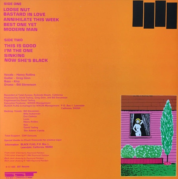 Image of Back Cover of LP - NEW/NEW - BLACK FLAG, Loose Nut (SST Records; SST 035, US 2000s Reissue), ,  - 1236169E