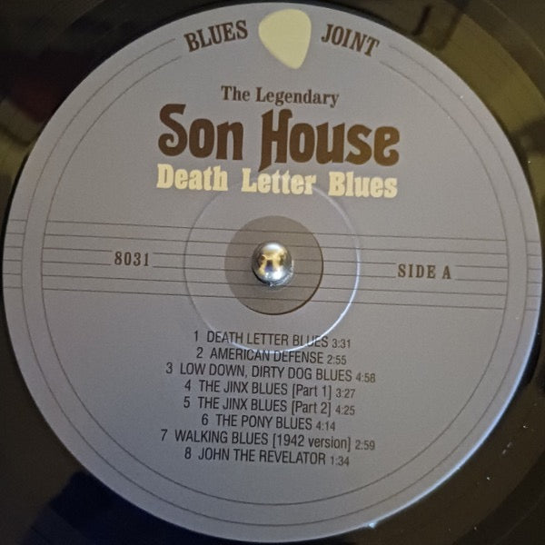 Image of Label Cover of LP - NEW/NEW - SON HOUSE, Death Letter Blues (Blues Joint; 8031, Europe 2024 Reissue, Insert, Limited Edition, 180g), ,  - 3516699C