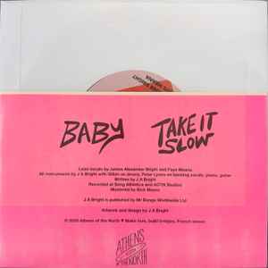 Image of Back Cover of 7" - EX/EX - JAMES ALEXANDER BRIGHT & FAYE MEANA, Baby (Athens Of The North; ATH201, UK 2026, Paper sleeve, Red Vinyl), ,  - 1326130E