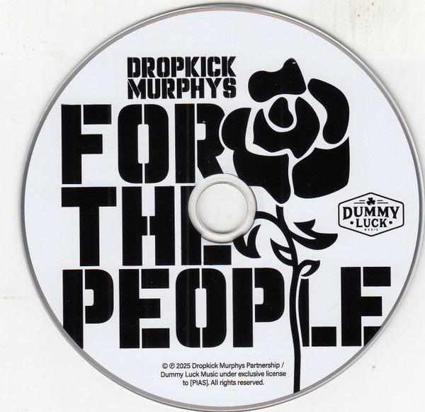 Image of Label Cover of CD - EX/EX - DROPKICK MURPHYS, For The People (Dummy Luck Music; DLM005, USA & Europe 2025, Digipak, Poster), Opened Instore, Unplayed,  - 2236033E