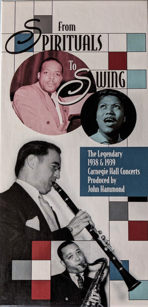 Image of Front Cover of 3xCD - VG+/VG+ - VARIOUS, From Spirituals To Swing - The Legendary 1938 & 1939 Carnegie Hall Concerts Produced By John Hammond (Vanguard; 169/71-2, Europe 1999, Box Set, Booklet), ,  - 1336128E