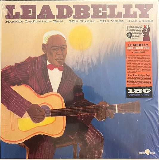 Image of Front Cover of LP - NEW/NEW - LEADBELLY, Huddie Ledbetter's Best... His Guitar - His Voice - His Piano (Blues Joint; 8032, Europe 2024 Reissue, Insert, Limited Edition), ,  - 1336106E
