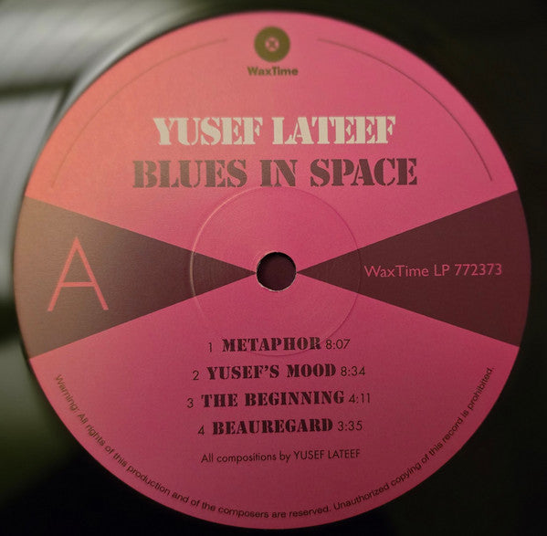 Image of Label Cover of LP - NEW/NEW - YUSEF LATEEF, Blues In Space (WaxTime; 772373, Europe 2025 Reissue), ,  - 3536176E