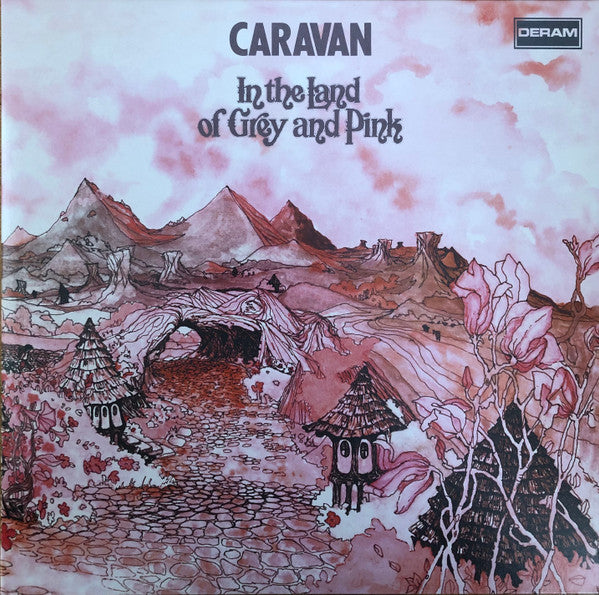 Image of Front Cover of 2xLP - NEW/NEW - CARAVAN, In The Land Of Grey And Pink (Decca; 00602448775696, UK & Europe 2023 Reissue, Gatefold, Remastered, Stereo, Pink / Grey Marble, Expanded Edition), ,  - 1356122S