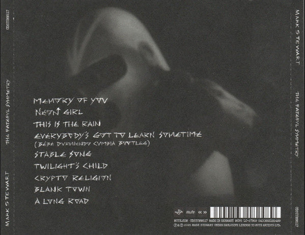 Image of Back Cover of CD - EX/EX - MARK STEWART, The Fateful Symmetry (Mute; CDSTUMM517, Europe 2025), ,  - 1356144S