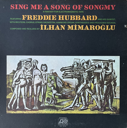 Image of Front Cover of LP - G+/VG - FREDDIE HUBBARD & ILHAN MIMAROGLU, Sing Me A Song of Songmy (Atlantic Orange & Green; SD1576, US 1971, Textured Gatefold Sleeve, Monarch Pressing), Tear on front cover and small one on back cover,  - 1326213E