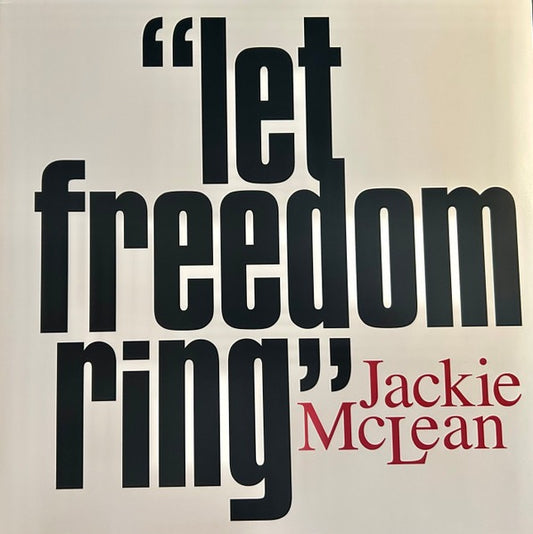 Image of Front Cover of LP - NEW/NEW - JACKIE MCLEAN, Let Freedom Ring (Ermitage; VNL 12533, Italy 2023 Reissue, Remastered, Stereo, 180g, Clear Vinyl), ,  - 1336185E