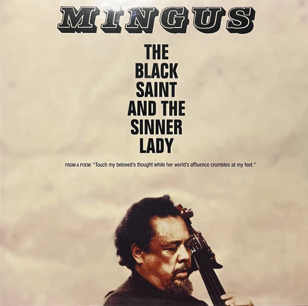 Image of Front Cover of LP - NEW/NEW - CHARLES MINGUS, The Black Saint And The Sinner Lady (Second Records; SRPD0063ME, Europe 2023 Reissue, Stereo, 180g, Marble Vinyl), , The Black Saint and The Sinner Lady is without question Mingus  magnum opus A six-part suite with dramatic shifts in mood and tempo, it balances delicate Spanish modes and Ellingtonian themes, the ensemble breaking into a divine cacophony of group improvisation on par with free jazz giants like Ornette Coleman. - 3536188E