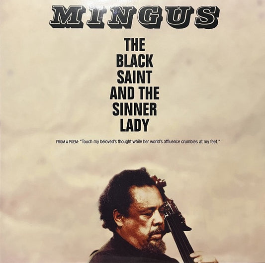 Image of Front Cover of LP - NEW/NEW - CHARLES MINGUS, The Black Saint And The Sinner Lady (Second Records; SRPD0063ME, Europe 2023 Reissue, Stereo, 180g, Marble Vinyl), , The Black Saint and The Sinner Lady is without question Mingus  magnum opus A six-part suite with dramatic shifts in mood and tempo, it balances delicate Spanish modes and Ellingtonian themes, the ensemble breaking into a divine cacophony of group improvisation on par with free jazz giants like Ornette Coleman. - 3536188E