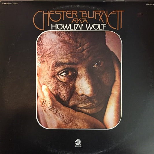 Image of Front Cover of 2xLP - G+/VG+ - HOWLIN' WOLF, Chester Burnett A.K.A. Howlin' Wolf (Cadet; CH-60016/2, Canada 1981 Reissue), Sleeve has large split / damage at top edge. Opening creased and worn,  - 1316417C