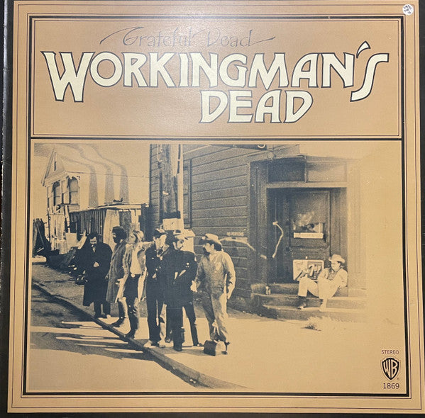 Image of Front Cover of LP - VG/G+ - GRATEFUL DEAD, Workingman's Dead (Warner Bros. Records Orange Label; WS 1869, UK 1971 Reissue, WB Catatalogue Number Change Sticker On Rear Sleeve, T In Runouts), Hairlines, Small patch of sticker damage ,  - 3916475C