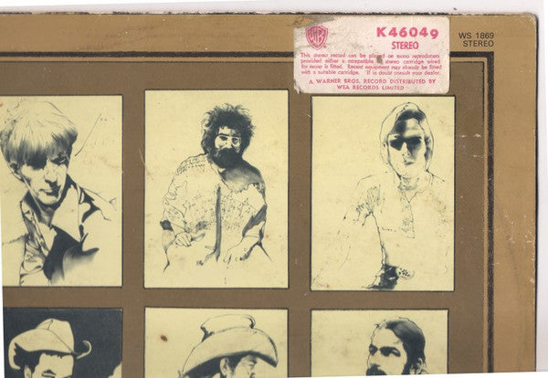 Image of Back Cover of LP - VG/G+ - GRATEFUL DEAD, Workingman's Dead (Warner Bros. Records Orange Label; WS 1869, UK 1971 Reissue, WB Catatalogue Number Change Sticker On Rear Sleeve, T In Runouts), Hairlines, Small patch of sticker damage ,  - 3916475C