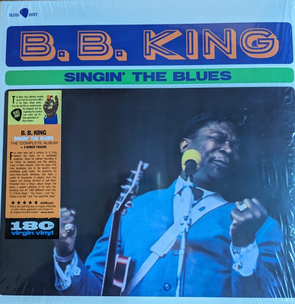 Image of Front Cover of LP - NEW/NEW - B.B. KING, Singin' The Blues (The Blues Joint Collection; 8015, USA & Europe 2024 Reissue, Insert), ,  - 2416340C