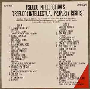 Image of Back Cover of LP - EX/EX - PSEUDO INTELLECTUALS, (Pseudo) Intellectual Property Rights (Chopped Herring Records; CHP5EUDOLP3, UK 2022), ,  - 1326210E