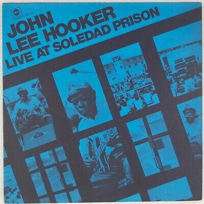 Image of Front Cover of LP - VG+/VG - JOHN LEE HOOKER, Live At Soledad Prison (ABC Records; ABCX 761, US 1972, Company Inner), Drill hole in sleeve and inner,  - 1316422C