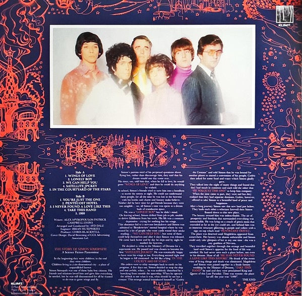 Image of Back Cover of LP - NEW/NEW - NIRVANA, The Story Of Simon Simopath (Klimt Records; MJJ436CP, France 2023 Reissue, 45 RPM, Purple Vinyl), ,  - 1336198E