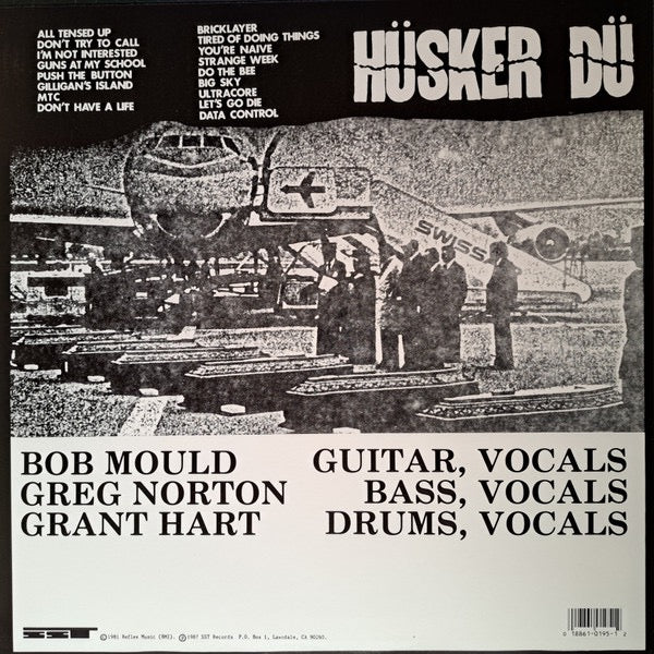 Image of Back Cover of LP - NEW/NEW - H SKER D , Land Speed Record (SST Records; SST 195, US 2000s Reissue), ,  - 1316459C