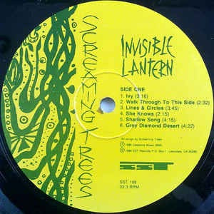 Image of Label Cover of LP - NEW/NEW - SCREAMING TREES, Invisible Lantern (SST Records; SST 188, US 2000s Reissue), ,  - 1316465C