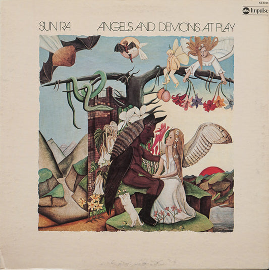 Image of Front Cover of LP - NEW/NEW - SUN RA, Angels And Demons At Play (WaxTime In Color; 950731, Europe 2022 Reissue, 180 Gram Red Vinyl), ,  - 1316414C