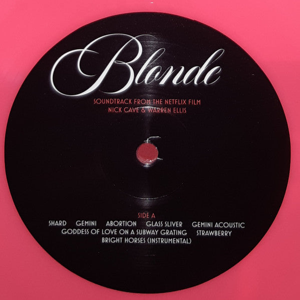 Image of Label Cover of LP - EX/EX - NICK CAVE & WARREN ELLIS, Blonde (Soundtrack From The Netflix Film) (Lakeshore Records; LSINV295LPPNK, Europe 2023, Insert, Pink Vinyl), ,  - 1346210S