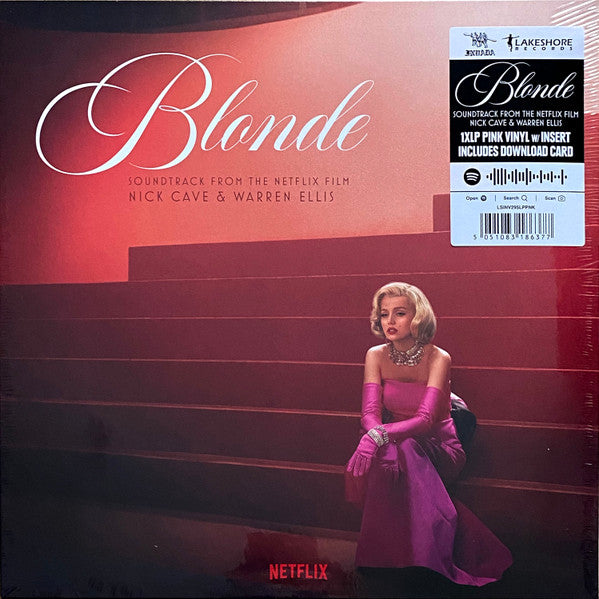 Image of Front Cover of LP - EX/EX - NICK CAVE & WARREN ELLIS, Blonde (Soundtrack From The Netflix Film) (Lakeshore Records; LSINV295LPPNK, Europe 2023, Insert, Pink Vinyl), ,  - 1346210S