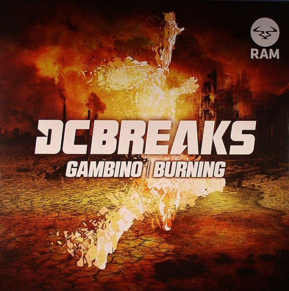 Image of Front Cover of 12" - VG/VG - DC BREAKS, Gambino / Burning (RAM Records; RAMM143, UK 2013, Picture Sleeve), ,  - 1326272E