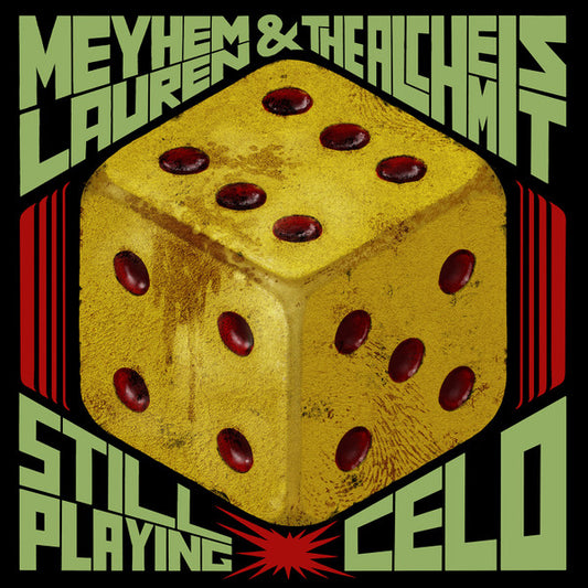 Image of Front Cover of 12" - VG/VG - MEYHEM LAUREN, THE ALCHEMIST, Still Playing Celo / Codename (Tuff Kong Records; TKR055, Italy 2019, Poster, Milky Clear w/ Green Blob; Numbered), Sleeve has light creasing and wear. Plastic outer folded up (sticker numbered: 149/500),  - 1316456C