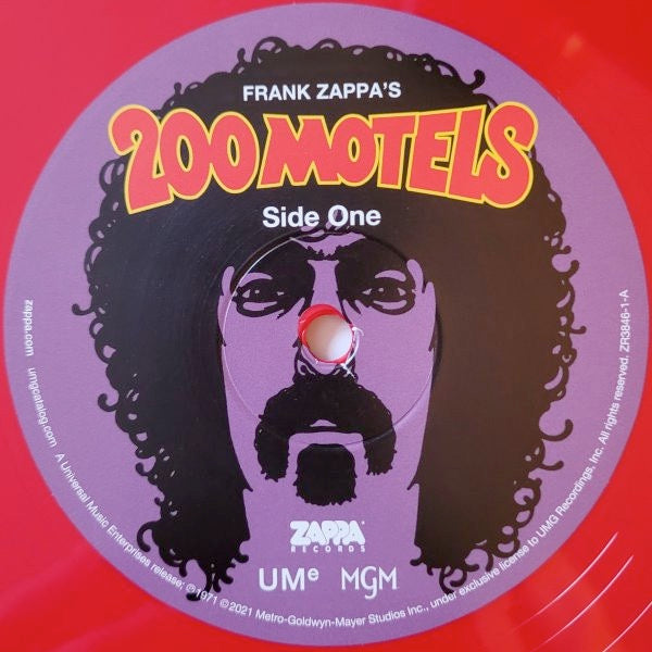 Image of Label Cover of 2xLP - NEW/NEW - FRANK ZAPPA, 200 Motels Soundtrack (Zappa Records; 0602438384068, Europe 2026 Reissue, Gatefold, Booklet, Poster, 180 Gram Red Vinyl), ,  - 1336273E