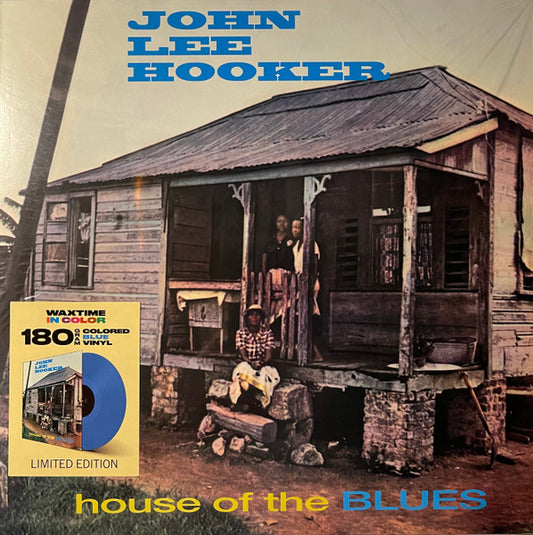 Image of Front Cover of LP - NEW/NEW - JOHN LEE HOOKER, House Of The Blues (WaxTime In Color; 950740, US 2022 Reissue, 180g Blue Vinyl), ,  - 1316529C