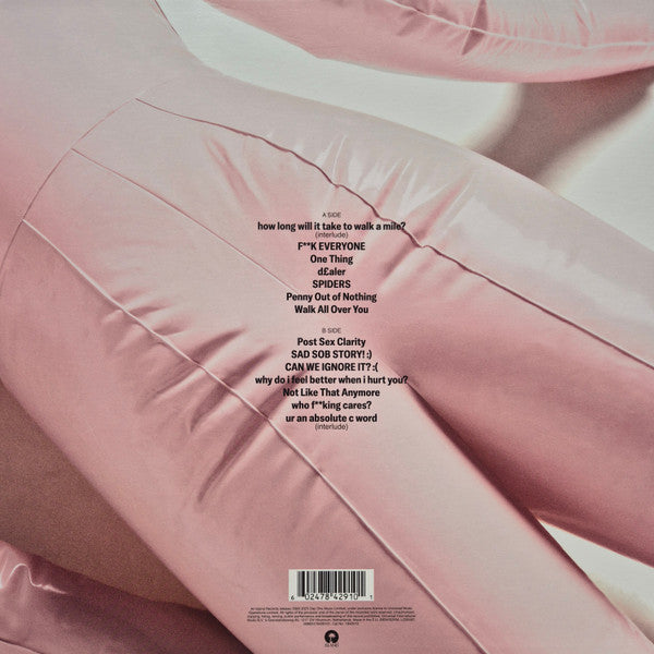 Image of Back Cover of LP - EX/EX - LOLA YOUNG, I'm Only F**king Myself (Island Records; 7842910, USA & Europe 2025, Insert, The Basic B*tch Edition, Pink [Nude], 140g), ,  - 2326008E